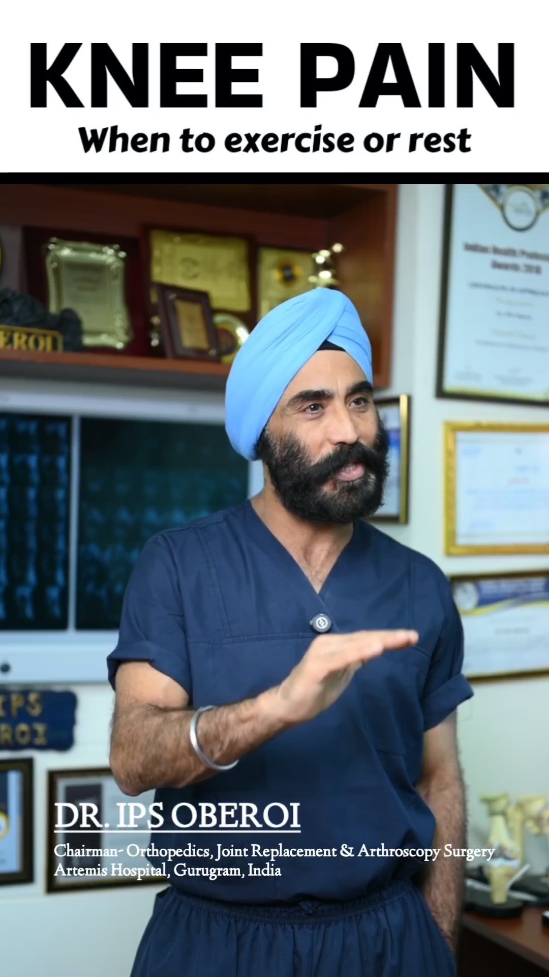 Health News: Orthopedic Surgeon Dr. IPS Oberoi Explains When to Exercise and When to Rest During Knee Pain